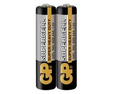 Baterijos GP Supercell AAA GP 2vnt./1.5V cinko ir karbono