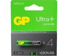 Baterijos GP Ultra Plus Alkaline AAA Emos 4vnt./LR03