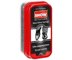 Batų priežiūros kempinėlė Instant Shine SHOW Maxi juoda