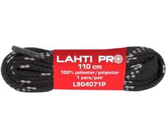 Lahti Pro Batų raišteliai Plokšti 110cm Juoda-Pilka