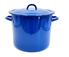 BB Emaliuotas puodas 13l Retro Tall Lid Dujinis indukcinis vengriškas fi30cm