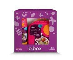 B.box rinkinys: mini maisto dėžutė ir gertuvė su šiaudeliu