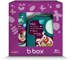 B.box rinkinys: Tritano buteliukas su šiaudeliu ir mini pietų dėžutė