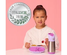 B.BOX Sugar Plum Snackbox Mini maža užkandžių talpyklė, šviesiai violetinė