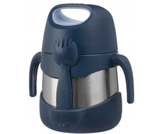 B.BOX Termosas su rankenomis ir šaukštu maistui Midnight 335 ml