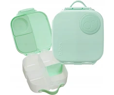 B.Box | Vaikų bento pietų dėžutė – mini pietų dėžutė Žalia - 17 x 19 x 7 cm