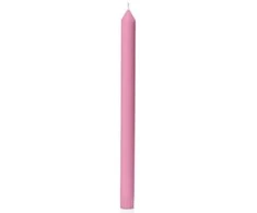 Bc Baltija Klasikinė žvakė 20cm rožinė