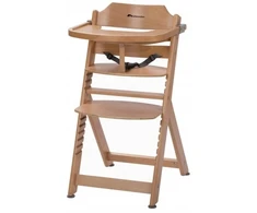 Bebe Confort Timba Natural Wood medinė auginimo kėdė + įdėklas