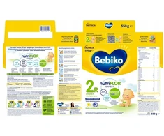 Bebiko 2 R Nutriflor Expert 6m+ pienas su ryžių koše kūdikiams 550g