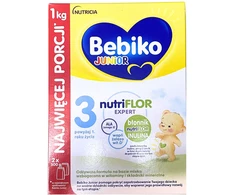 Bebiko 3 NutriFLOR EXPERT pienas po 12 mėnesių amžiaus 1000 g