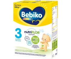 Bebiko Junior 3 Nutriflor Expert 3+ pieno pagrindo formulė 550 g