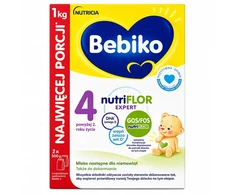 BEBIKO JUNIOR NUTRIflor Expert 4 pieno pagrindo formulė, vyresni nei 2 metai 1000 g