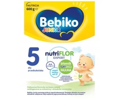 Bebiko Junior Nutriflor Expert 5 maistinis pienas ikimokyklinukams 600g