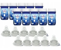 Bebilon 1 Pronutra-Advance skystas pienas RTF 10 x 90 ml + 10 spenių