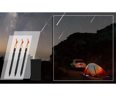 Bedee 12 storių kaiščių palapinių brezentiniams tinklams 18 cm Tvirtas aliuminis