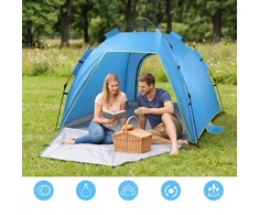 Bedee 3 asmenų automatinė paplūdimio kempingo palapinė, atspari vandeniui, ANTI UV, LENGVA