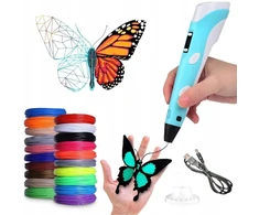 Bedee 3D PEN Vaikams 3D SPAUSDINTUVO RAŠIKLIŲ rinkinys + PLA PAPILDYMAI 36 M 12 SPALVŲ