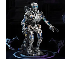 Bedee BLOKŲ MECHANINIS ROBOTO Skeletas 692 ELEMENTAI. JUDAMAS KONSTRUKCINIS ŠVIESAS