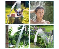 Bedee Camping Shower Nešiojamas turistinis dušas, reguliuojamas belaidis