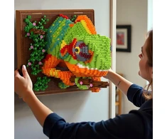 Bedee KAMELEON 3D STATYBINIAI BLOKAI 2688 ELEMENTAI SVETAINEI, MIEGAMAMIESI, BIURUI