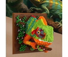 Bedee KAMELEON 3D STATYBINIAI BLOKAI 2688 ELEMENTAI SVETAINEI, MIEGAMAMIESI, BIURUI