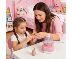 Bedee Keramikos rinkinys, elektrinis keramikos ratas vaikams 6+, rožinis