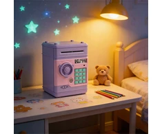 Bedee PIGGY BANK SAUGUS bankomatas Vaikams Vaikų Didelis Elektroninis Piggy Bank