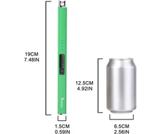 BEDEGIS USB ELEKTROS ŽIEBĖLIS, ARKO ŽALIA, ATSPARUOTI VĖJO