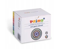 BEDULKĖS SPALVOS KREIDOS PRIMO 012GC100R 100 Vnt.