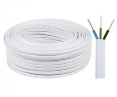 Behalogeninis Plokščias monolitinis kabelis ELPAR, 3 x 1,5 mm², DCA klasė, 100 m
