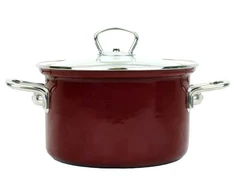 BELIS ECO-CERAMIC puodas 24cm 6,1l su stikliniu dangteliu