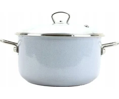 BELIS EMALINIS PUODAS SU DANGIU 3,5 L 20 CM PILKAS