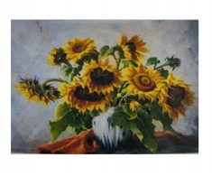 Bemag VAIKŲ DIENOS DEIMANTŲ PAVEIKSLAS DEIMANTŲ MOZAIKA 20x30cm GĖLĖS VAZĖ