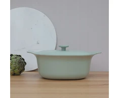 BergHOFF Ketaus puodas žalios spalvos oval RON 28cm