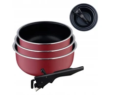 „Bergner Click Cook Raudona Edition“ rinkinys iš 3