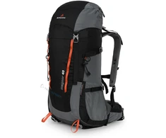 Bergson Magnor 40l: Talpus, lengvas, vėdinamas trekkingo kuprinė, juoda