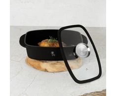 Berlinger Haus BerlingerHaus BH-8779 Matinė juoda kepimo skarda su kvapiąja priemone 6L
