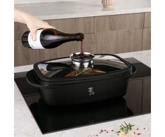 Berlinger Haus BerlingerHaus BH-8779 Matinė juoda kepimo skarda su kvapiąja priemone 6L