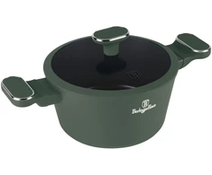 Berlinger Haus Berlingerhaus Matte Žalias puodas su dangčiu, 20 cm, 2.5l