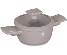 Berlinger Haus Mini puodas su dangteliu 14 cm BerlingerHaus BH-8286 Taupe