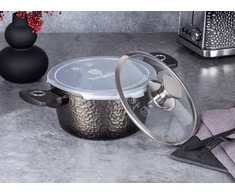 Berlinger Haus TITANIUM POT 24 CM INDUKCINIŲ DUJŲ NEPRIKLANTAS DALIS SU dangteliu