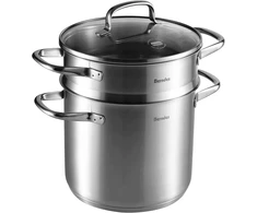Berndes b.vital virimo puodas 20 cm su 5,5 l makaronų įdėklu