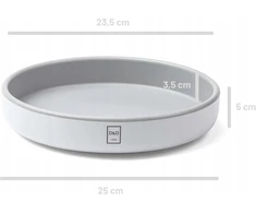 Besisukantis organizatorius 25 cm Lazy Susan virtuvės šaldytuvo prieskoniai