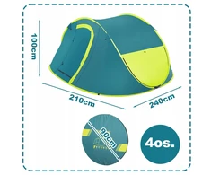 BESTWAY 4 asmenų turistinė palapinė, sulankstoma, automatinė 68087