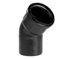 Betriukšmės kanalizacijos alkūnė PIPELIFE Master 3Plus, DN50, 30°