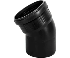 Betriukšmės kanalizacijos alkūnė PIPELIFE Master 3Plus, DN50, 30°