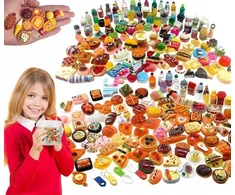 Bez Marki 100 Vnt. MINI MAISTAS MIELI PRIEDAI LĖLĖMS DOVANŲ
