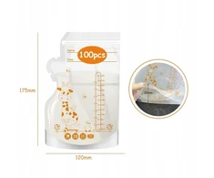 100x MAISTO MAŠINIAI MAISTO LAIKYMUI PIENO MAIŠELĖ 250 ml