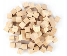 Bez Marki 100X MEDINIŲ KUBŲ BLOKŲ DIY, DIY DIY, DIYMAS