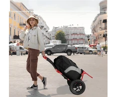 Bez Marki 2 viename sulankstoma krovininė dviračio priekaba Maksimali apkrova 20kg JUODA